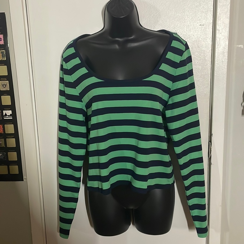 J Crew striped long sleeve